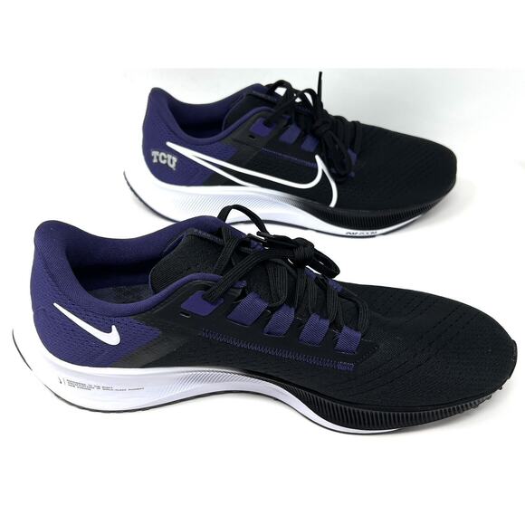 Nike TCU Horned Frogs Air Zoom Pegasus 38 Running Shoe Black DJ0855-001 Size 10 main image 11